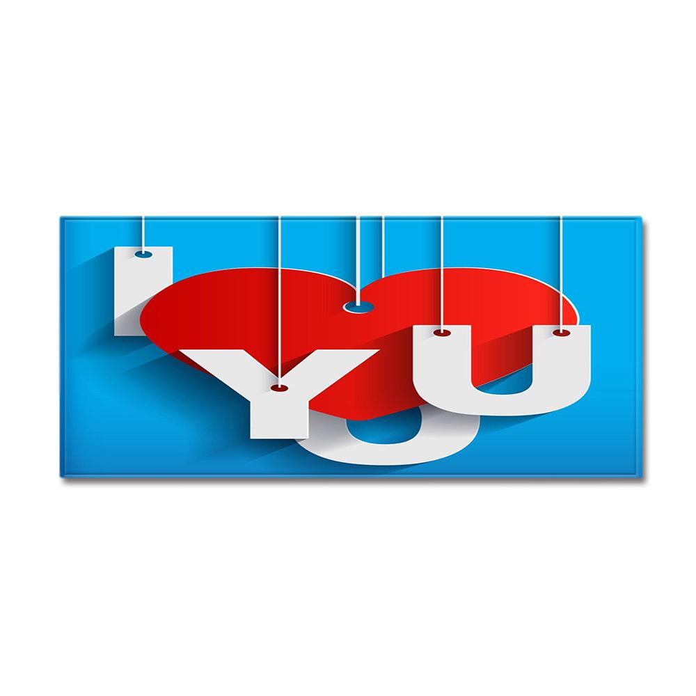 Valentine'S Day Carpet Long Floor Mat Love Theme Doormat