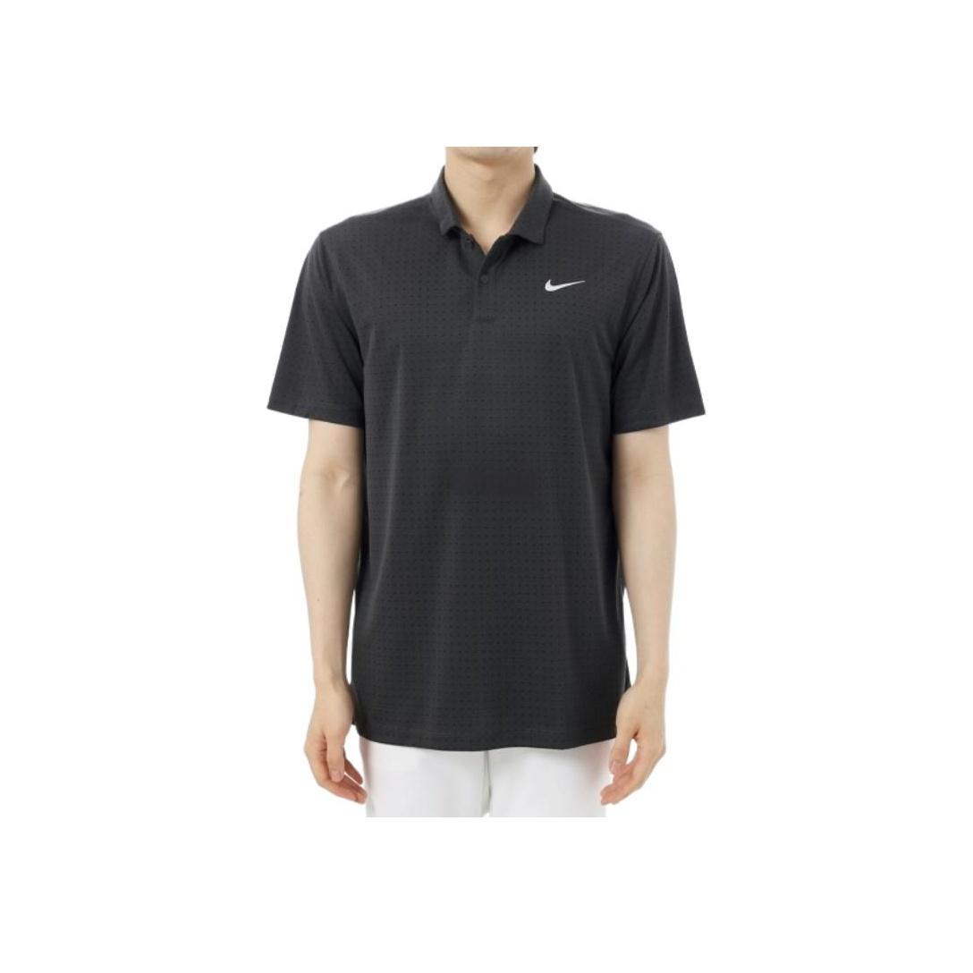 

Nike Straight Cut Short Sleeve Logo Polo Shirt Men tops Black FZ5648-060 XL