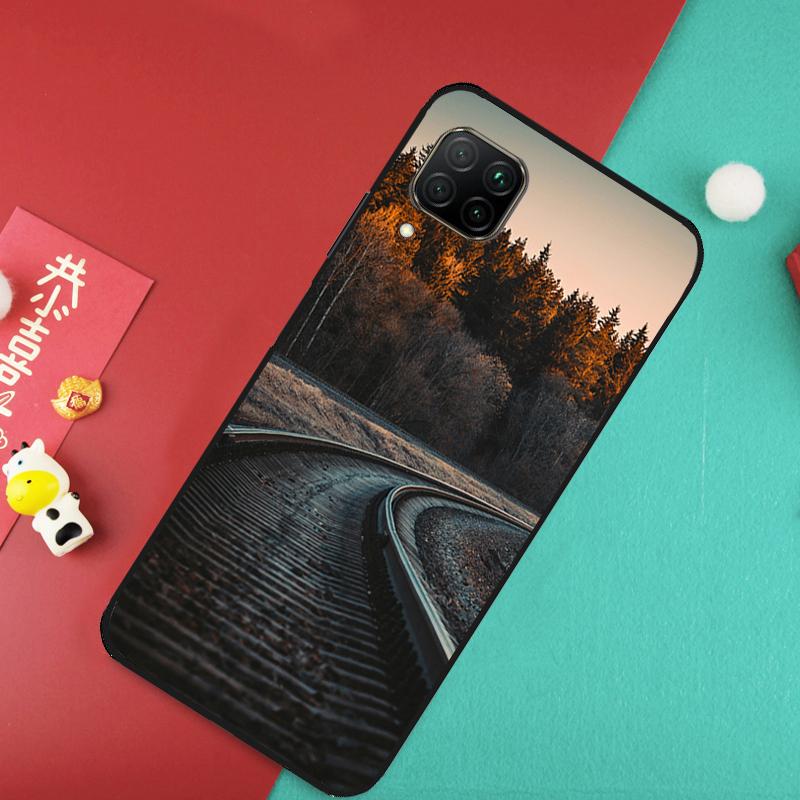 Train Rail Sunlight For Huawei Nova Y73 Y70 Y72 Y60 Y90 Y61 Y91 8i 7i 11i 12i 12s 9 10 SE P20 P30 P40 Lite Case