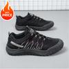 2025 New Men's Casual Sport Shoes Autumn Breathable Leather Mesh Splicing Lightweight Work Shoes Trendy Climbing Shoes