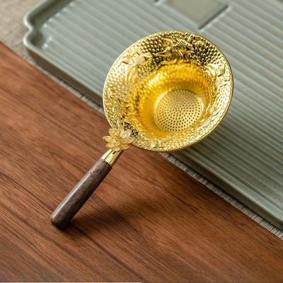 Metal Mesh Tea Strainer Stainless Steel Filter Sieve Teaware Lace Tea Infusers