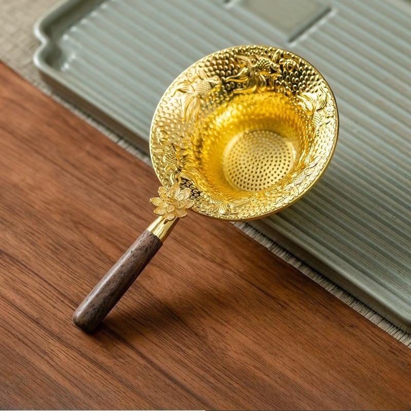 Kovové síťované sítko na čaj Nerezové filtrační síto Čajové krajkové louhovače na čaj