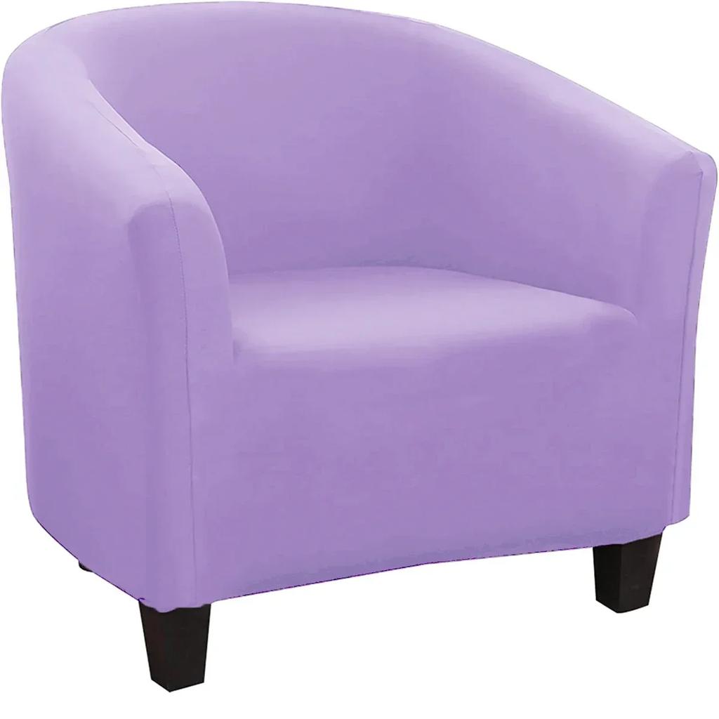 Sretch Elastic Single Sofa Covers Velvet Armchair Seat Cover Chair Protector Stretch Bar Slipcovers for Home Decor Living Room
