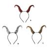 Unisex Plastic Devil Horn Headwear Practical Party Accessory Halloween Headbands Suitable For Costume Parties Daily Fun