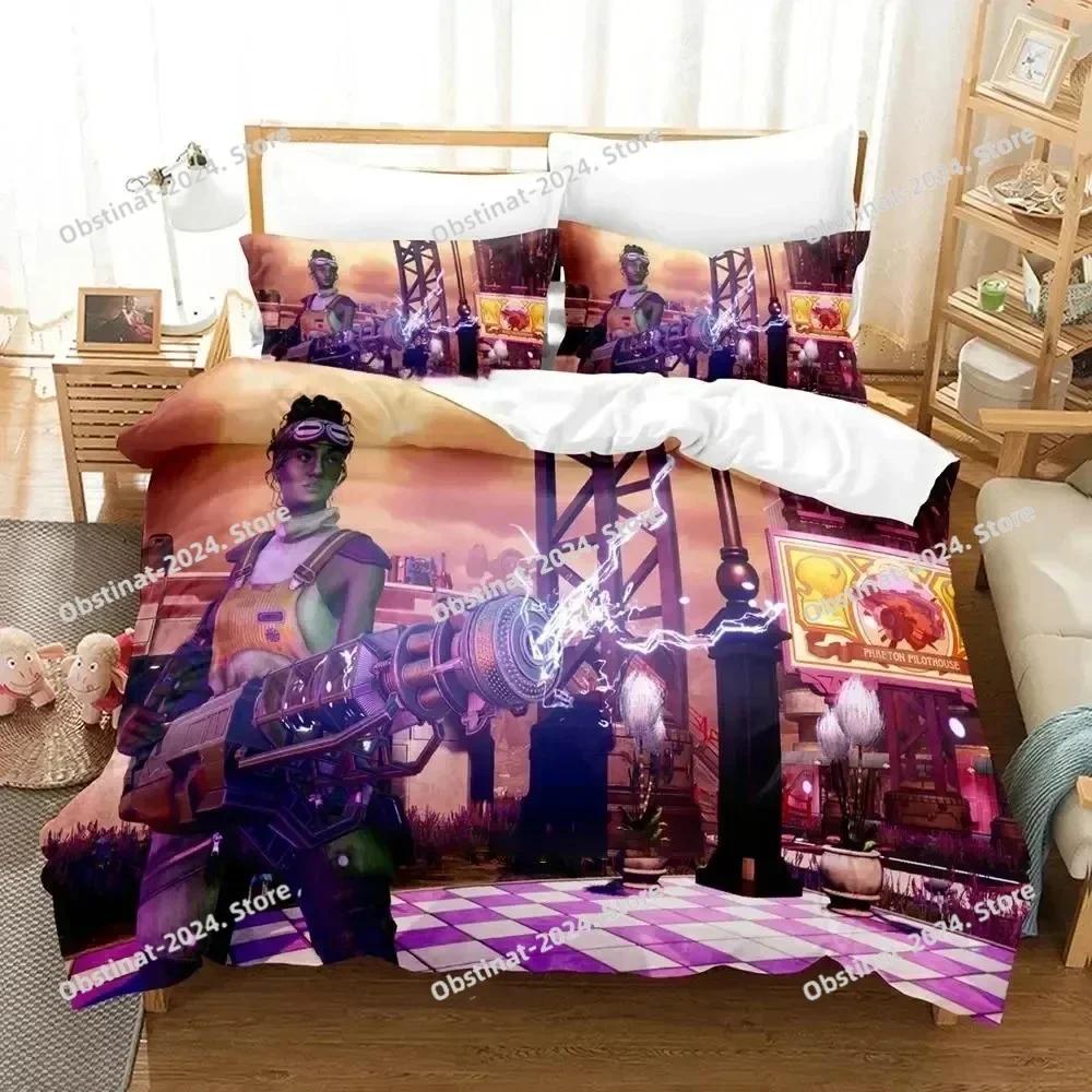 3D Game Outer Worlds Bedding Set Printed Single Comforter Quilt Bed Cover Duvet Cover Pillow Case 3 Pieces Sets Kids Adult Size