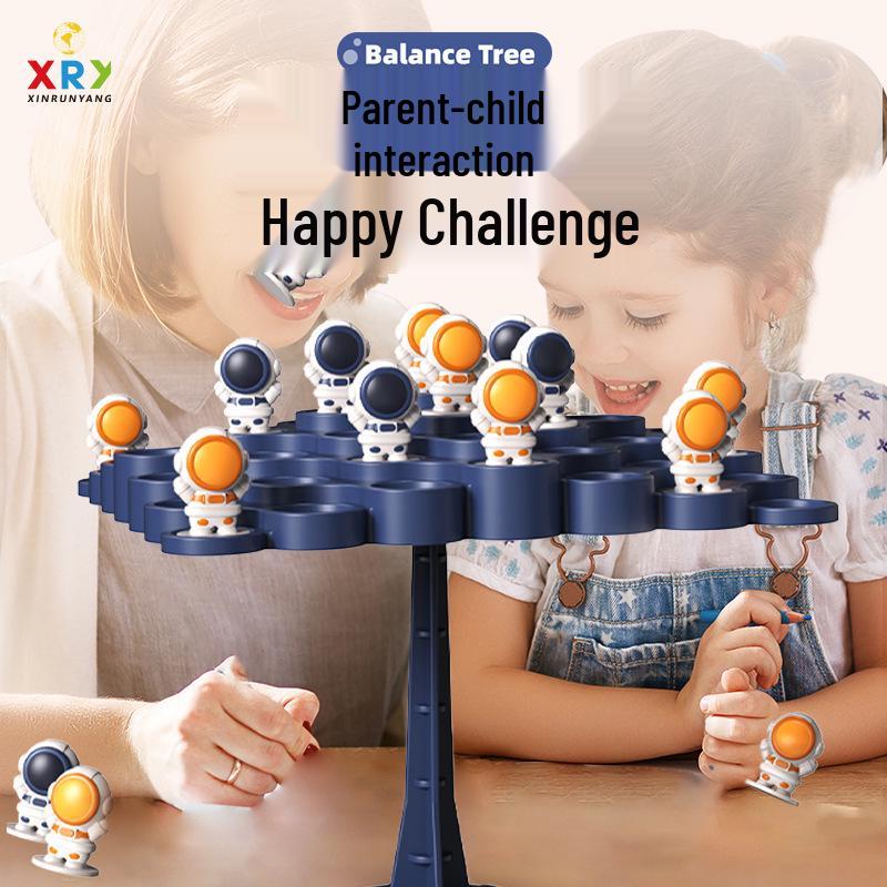 Astronaut Balance Tree: Focus Training & Brain Teaser Game for Children & Parent-Child Interaction.