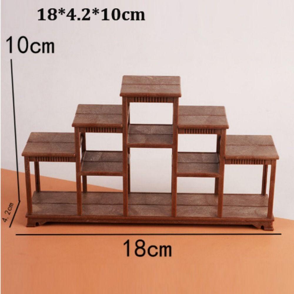 Multistyles Dollhouse Miniature Bogu DIY Stand Storage Rack Scene Decoration Accessories Toy