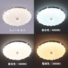 35W LED Ceiling Light with Starry Sky Effect, Fits 8-10 Tatami Mats (approx. 12-15 Sq Ft), Stepless Dimming, Color Temperature Adjustable, White,