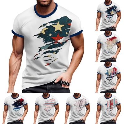 Men'S Fashionable T-Shirt, Street Casual Short Sleeved Clothing