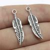 Feathers Leaf Nature Charm Antique Bronze Zinc Alloy Jewelry Making Supplies Bracelet Making Style Pendants