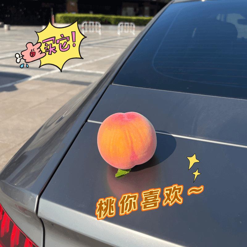 Apfel Frucht Auto Schmuck für Konsole - Elektrofahrzeug Innen-/Außendekoration Weihnachten