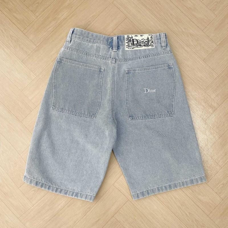 Herren Baggy Jeans mit geradem Schnitt - Gewaschene Baumwolle Skateboard-Stil Niedrige Leibhöhe Besticktes Detail Freizeitkleidung