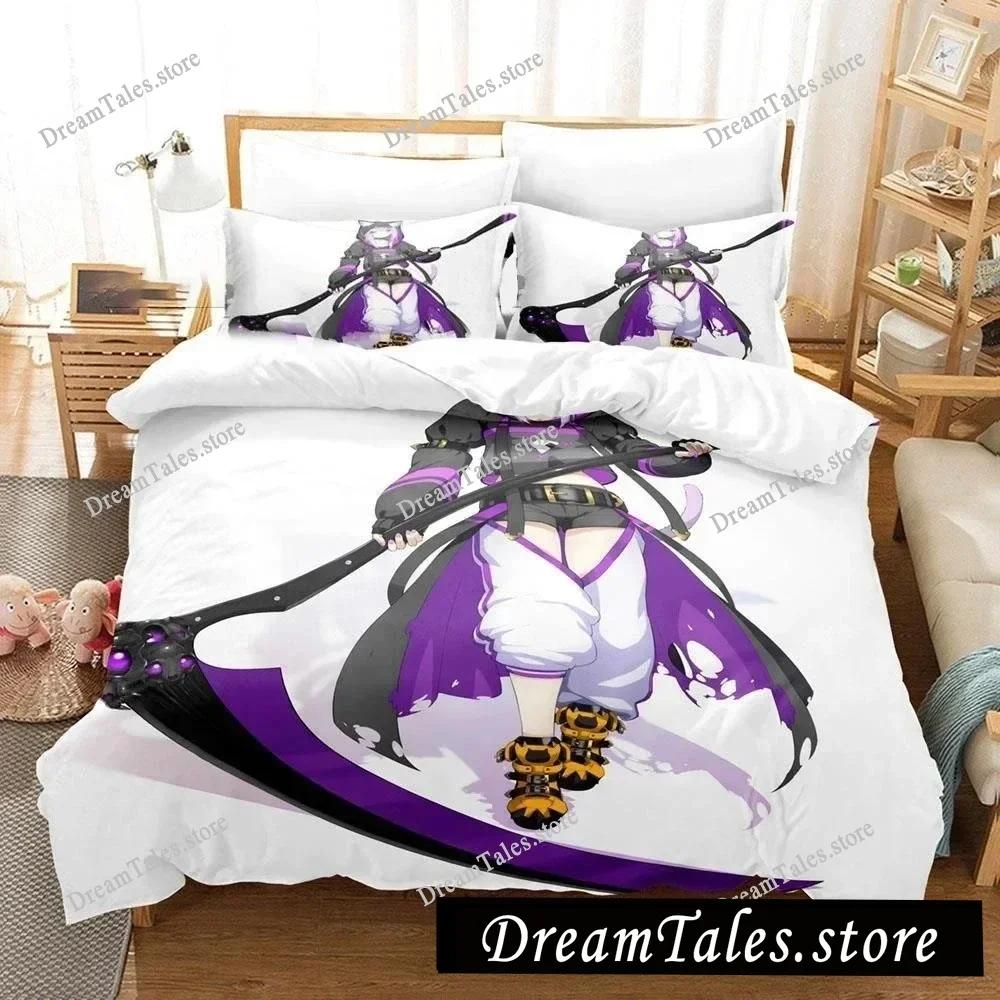 Nekomata Okayu Bedding Set Boys Girls Twin Queen Size Duvet Cover Pillowcase Bed Kids Adult Fashion Home Textile Customizable741