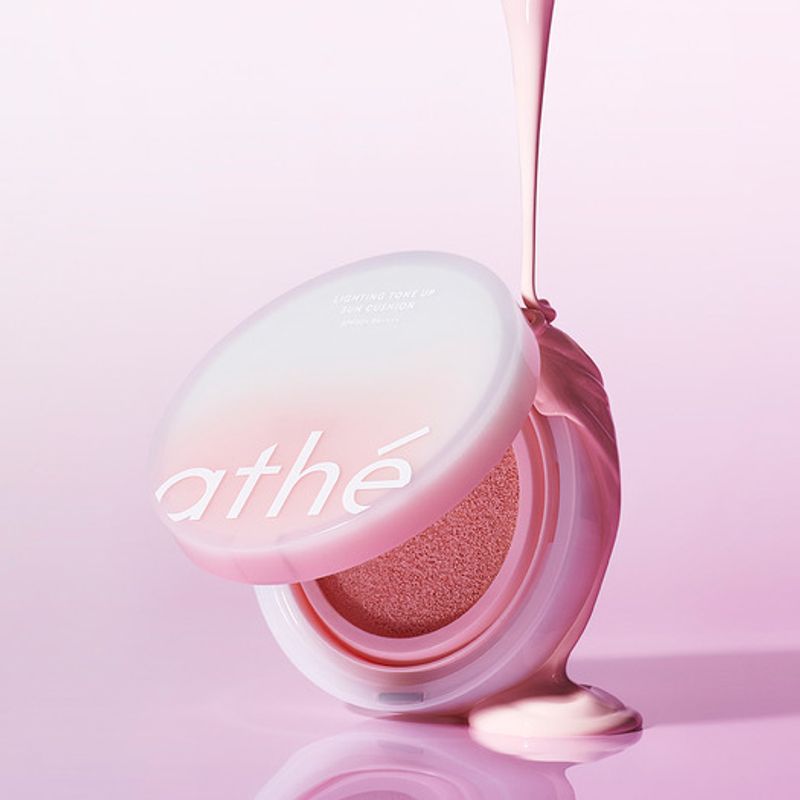 athe beauty Athe Vegan Relief Lighting Tone-Up Sun Cushion_Rose Petal (Vitality) single type