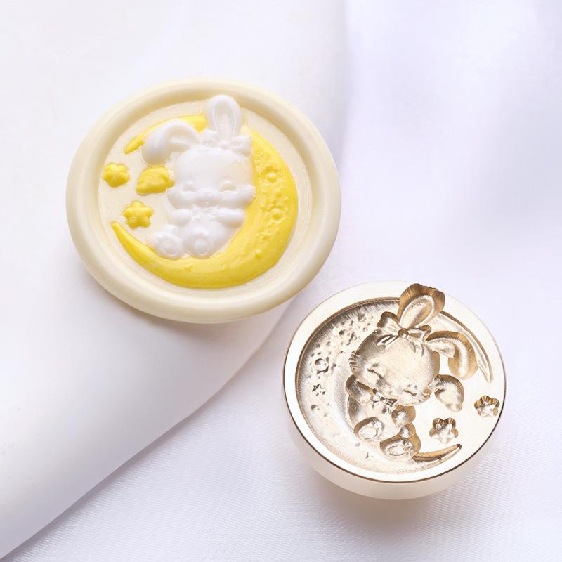 Embossed Call Series Lacquer Seal Head Suitable for Stamps Envelopes Gifts Greeting Cards Wax Sealing Tools