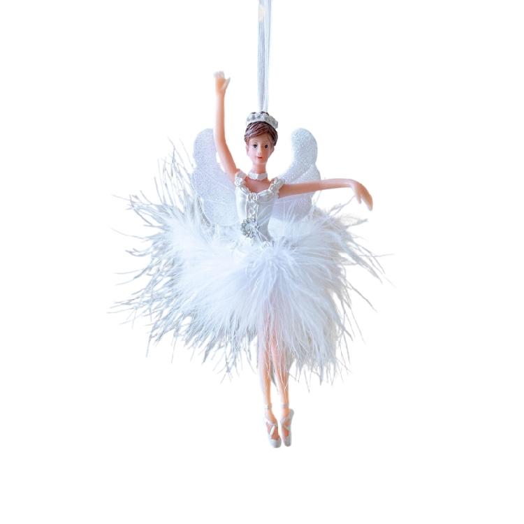 Ballet Dancer Hanging Pendant For Christmas Tree  Holiday Ornament Seasonal Home Decoration