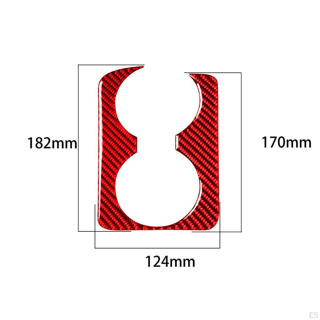 Carbon Fiber Center Armrest Cup Holder Cover for rx8 Easy Installation