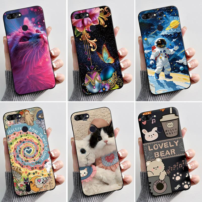 For Asus ZenFone Max Plus M1 ZB570TL X018D Case Aesthetic Cat Cartoon Soft TPU Silicone Back Protective Cover Coque Fundas Capa