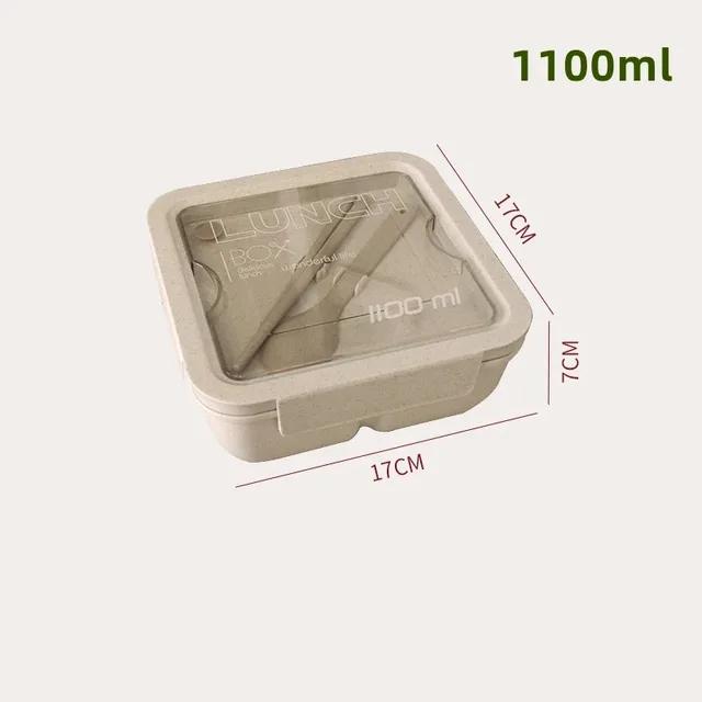 1 Portable Microwave Lunch Box Healthy BPA-free Bento Box Kitchen Food Container Lunch Box Home Accessories