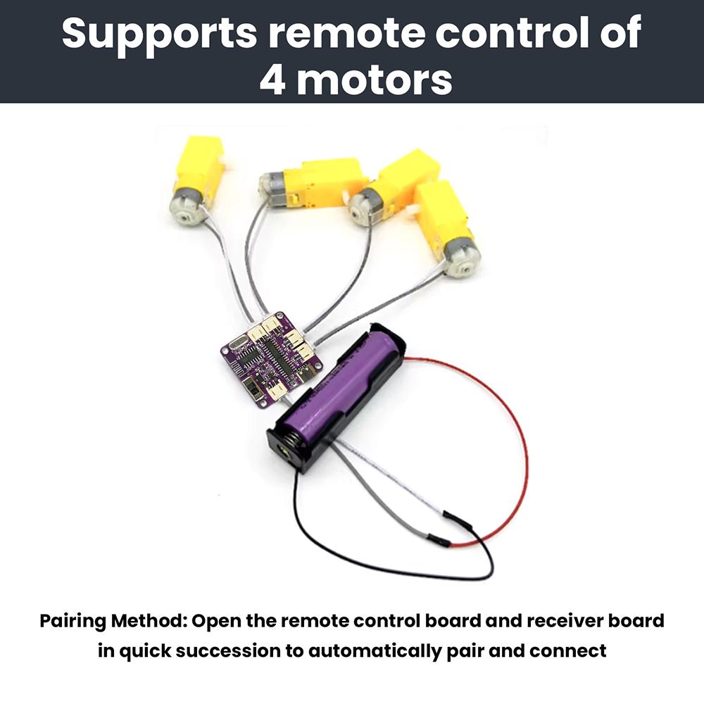2.4G Wireless Switch Remote Kit 8Channel Remote Control Receiving Module Rechargeable RC Toy Car DIY Remote Control Receiver Kit