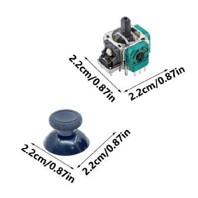 1 Pair Joystick 3D Thumb Stick Gaming Accessory Joysticks / Analog Caps Game Controller Repair Part for Game Controller