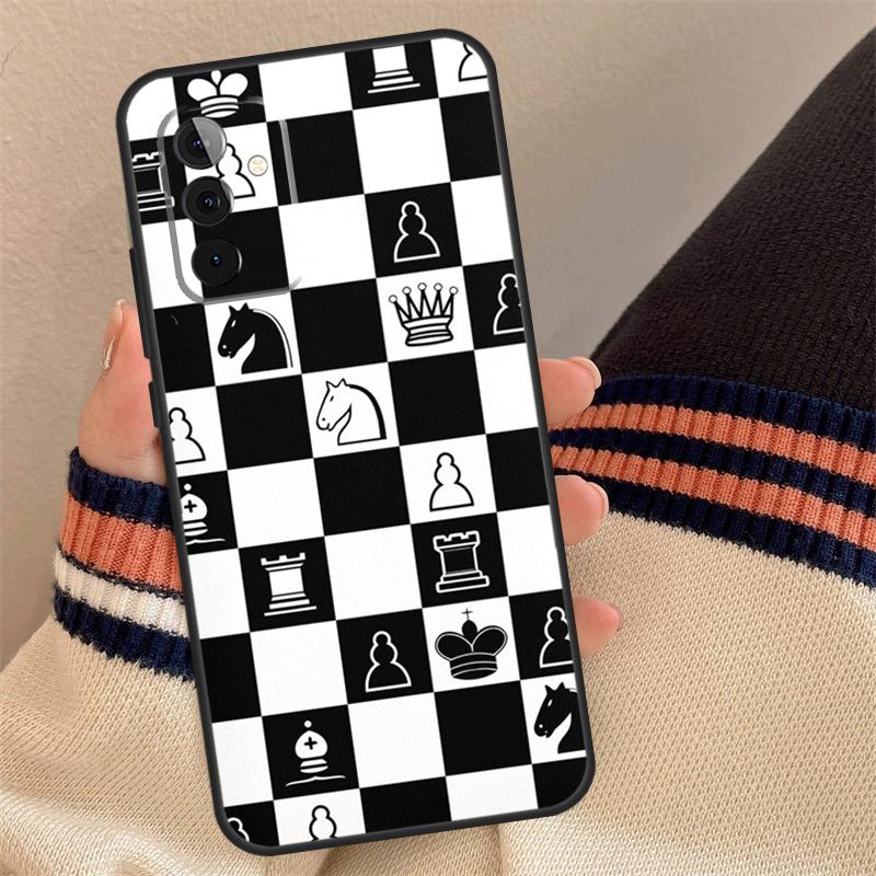 

Chess Board Dark Horse Case For Samsung Galaxy A54 A34 A24 A14 A12 A22 A32 A52 A51 A71 A13 A23 A33 A53 A73 Cover Samsung A33 5G