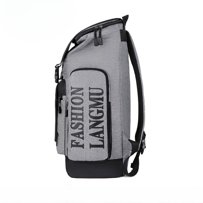 Trendy High Capacity Men's Backpack Leisure Outdoor Travel Bag Computer Handbag Middle School Student College Schoolbags