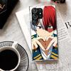 Todoroki Shoto MHA My Hero Cover For Samsung Galaxy S23 S22 S24 S25 Ultra S21 Plus S20 FE Phone Case S10 + S10E S25U Print Coque