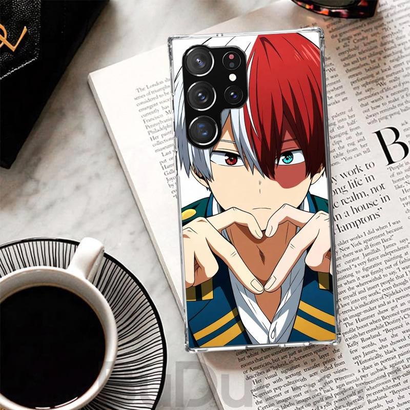Todoroki Shoto MHA My Hero Cover For Samsung Galaxy S23 S22 S24 S25 Ultra S21 Plus S20 FE Phone Case S10 + S10E S25U Print Coque