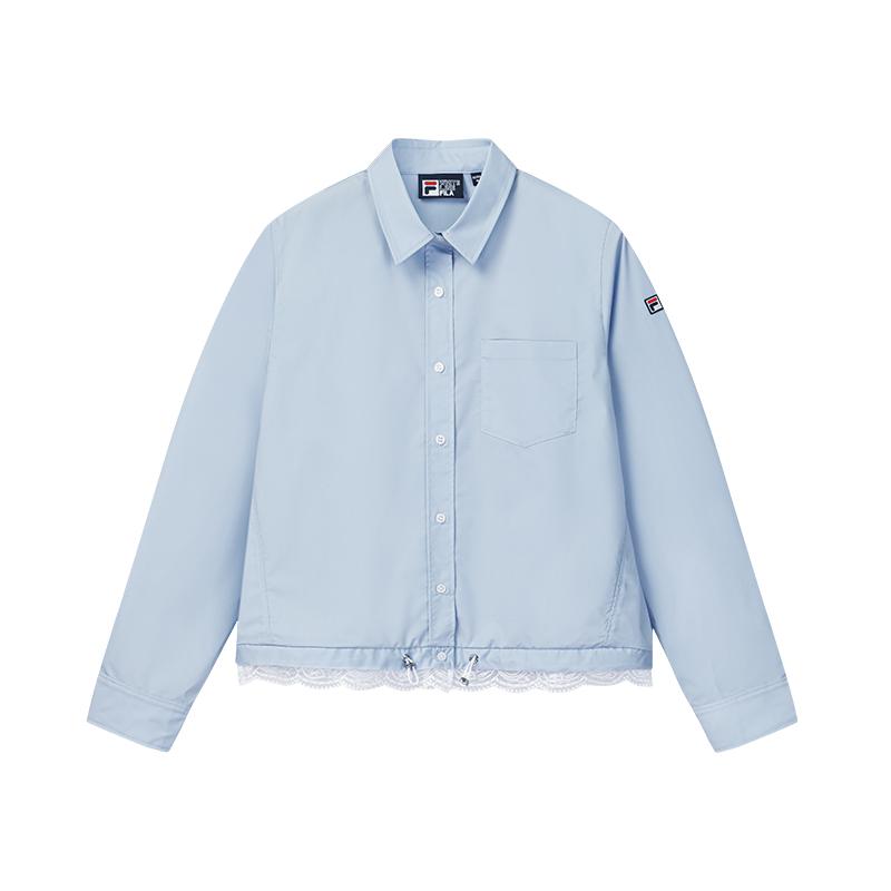 FILA Heritage Простая однотонная удобная куртка-поло Женские куртки F11W638703FLB XL