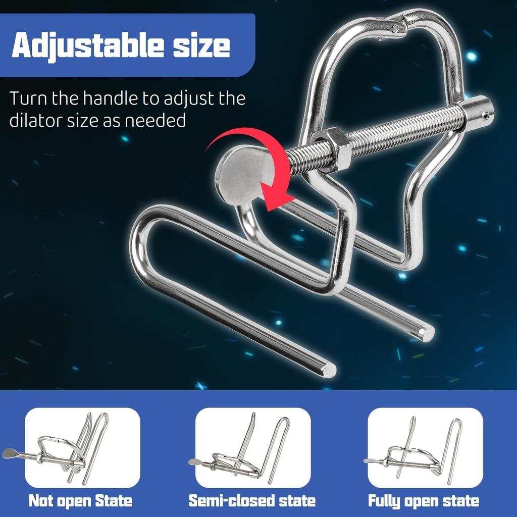 Stainless Steel Dilator - Multi - Functional for Anal & Vaginal Use, Adult Toy To Enhance Intimate Play Experience