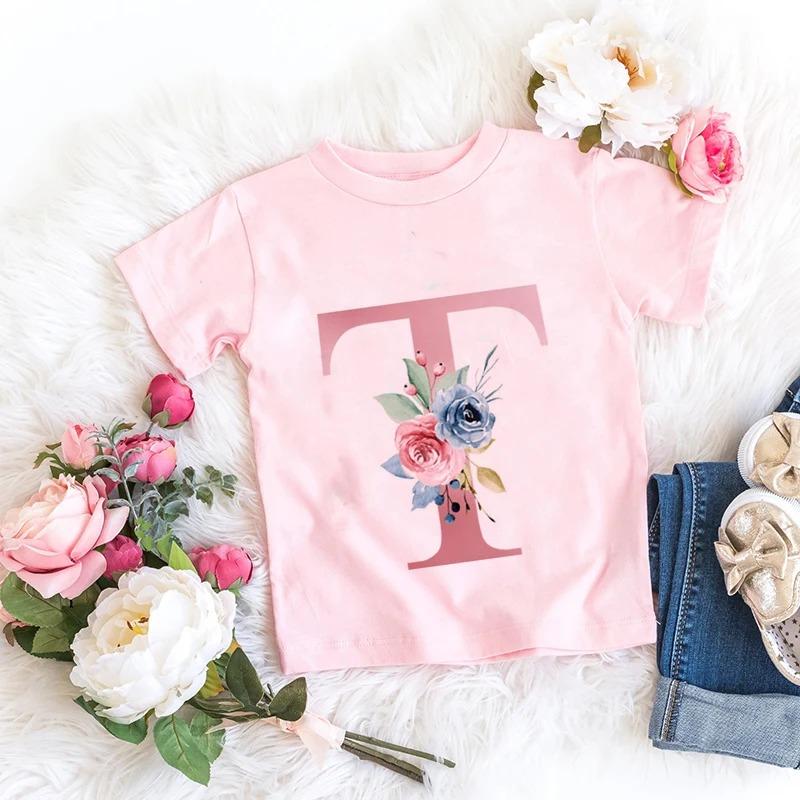 T-shirt Capibara Vestiti Bambini Magliette Grafiche Estive Abbigliamento Girocollo per Ragazze Manica Corta Top Moda Bambini Vestiti da Ragazza