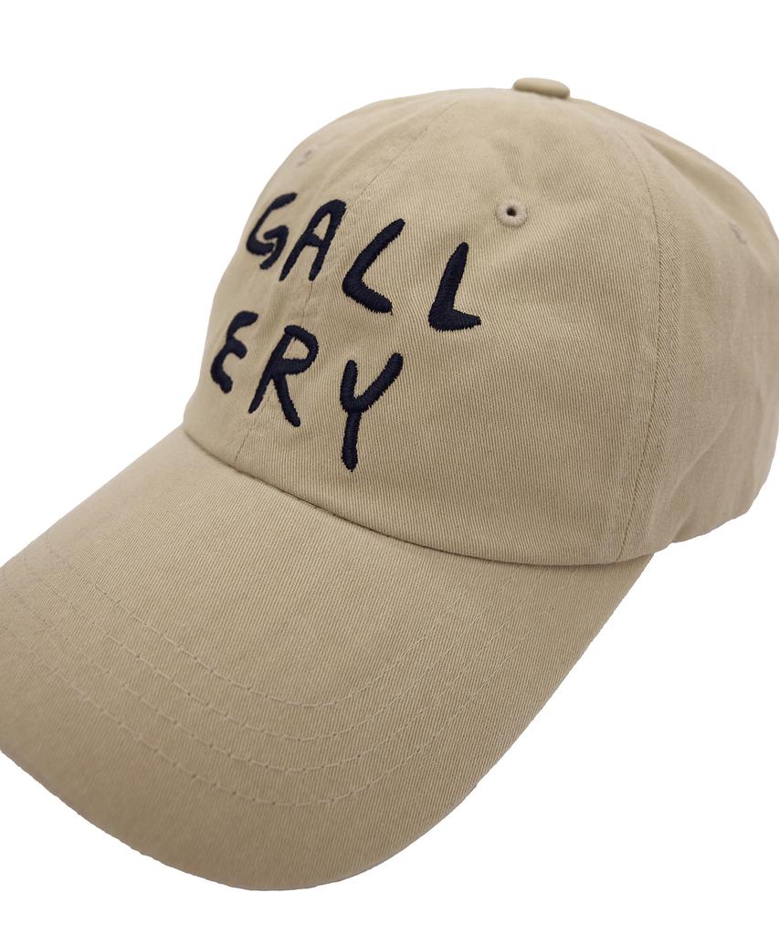 1011 GALLERY Gallery Logo Ball Cap - Beige
