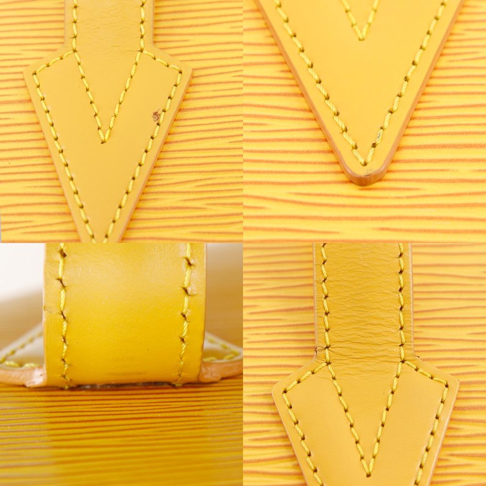 LOUIS VUITTON Sunjack shopping Tote Bag M52269 Tassily Yellow Epi Leather Women Used