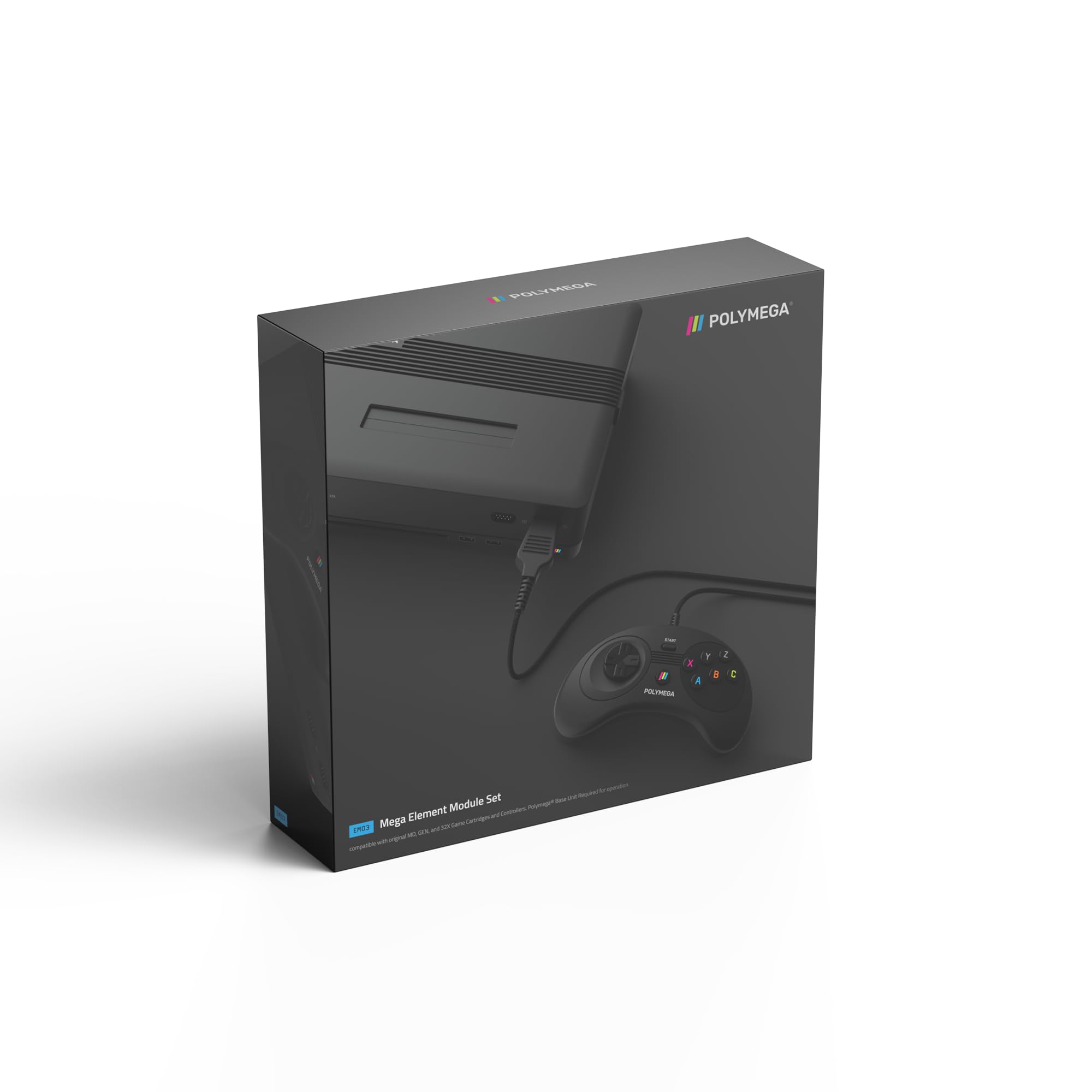 

Polymega EM03 Модуль Polymega Набір дротового контролера Модульний набір EM03 Genesis Універсальний Чорний Mega Genesis Сумісна машина + / 32X® чорний