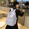 Strip Backpack Corduroy Schoolbag New Women's Bag Korean Version Simple Casual Girl Small Backpack Women's Bag