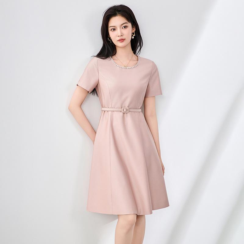 

French Lady High-End Slimming Dress - Elegant Socialite Style XL