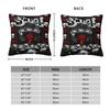 Ghost Rock Metal Band Pillowcase Product Printed Cushion Cover Throw Pillow Cover Bedroom Decoration Zipper Multi Size