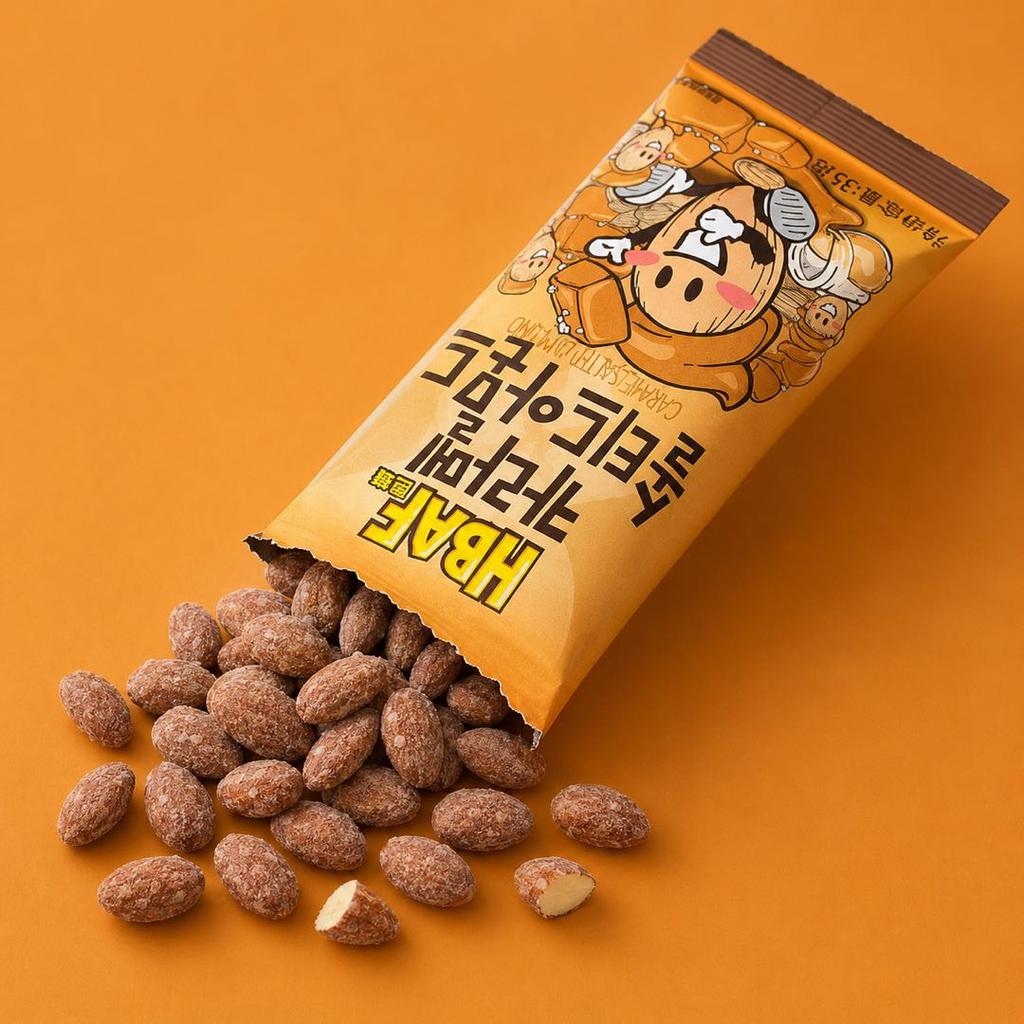 HBAF MANDORLE CARAMELLO E SALE 35g
