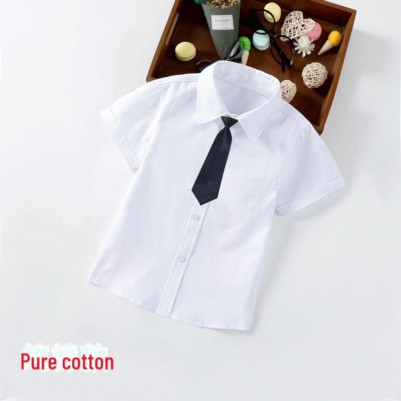 Cămăși pentru copii din bumbac alb: Uniforme școlare și îmbrăcăminte de performanță