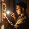 LED Keychain Flashlight USB C Rechargeable 550LM Portable Mini Torch Pocket Lantern Flood Work Light With Magnet For Emergency