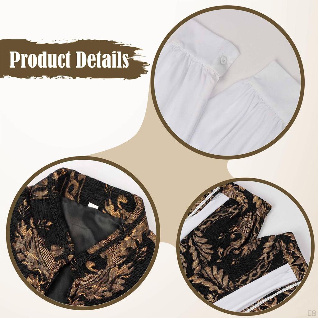 Costume Christmas Medieval King suits for Nightclub