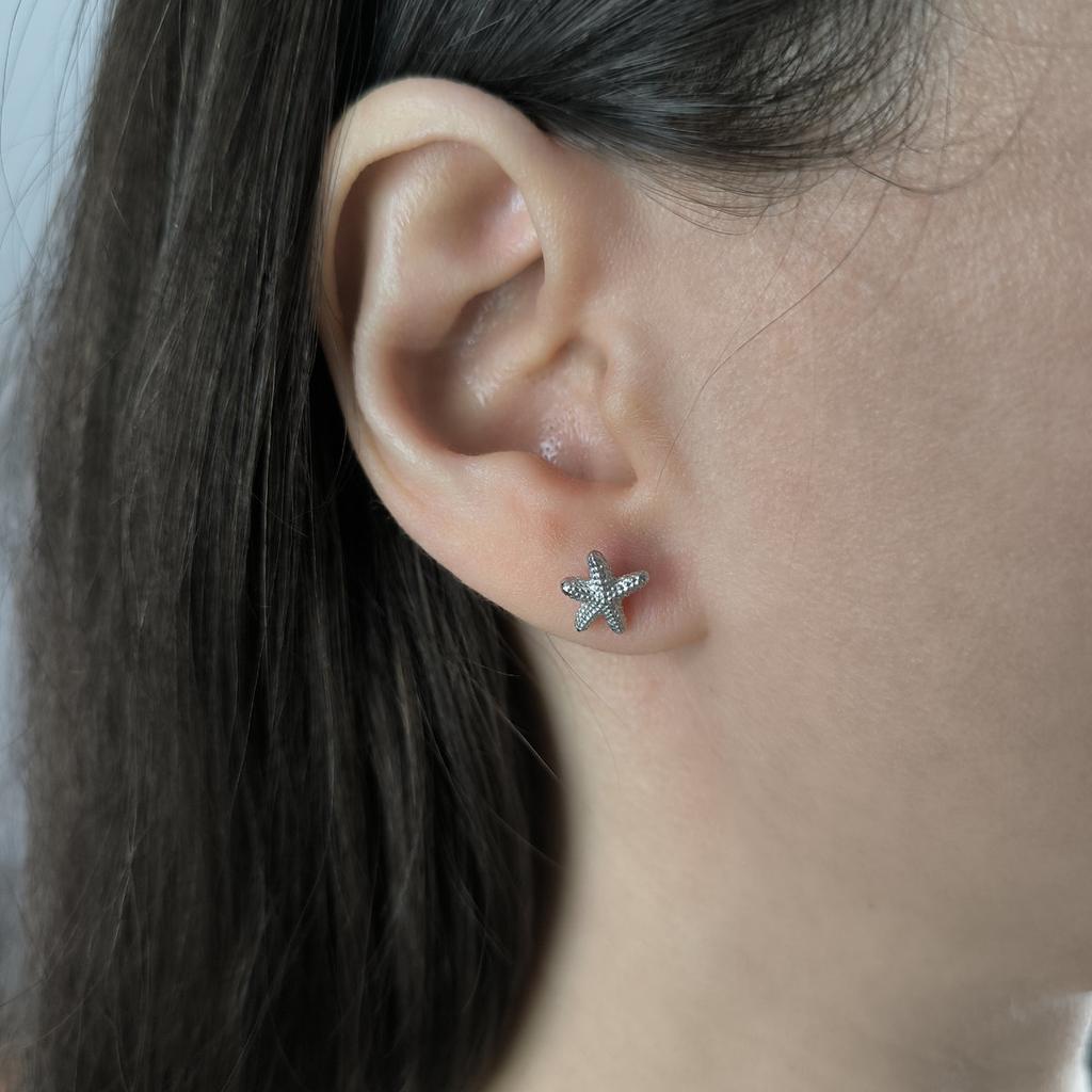 Silver Earrings Without Stones (2208990)