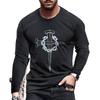 Men's 3D Printed Long Sleeve Casual Fashion Crew Neck T-Shirt Sports Daily Comfort Light Breathable Quick Drying Top