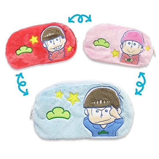Reversible Pouch H12 x W20cm Osomatsu-san (Karamatsu/Osomatsu/Todomatsu) Approx.