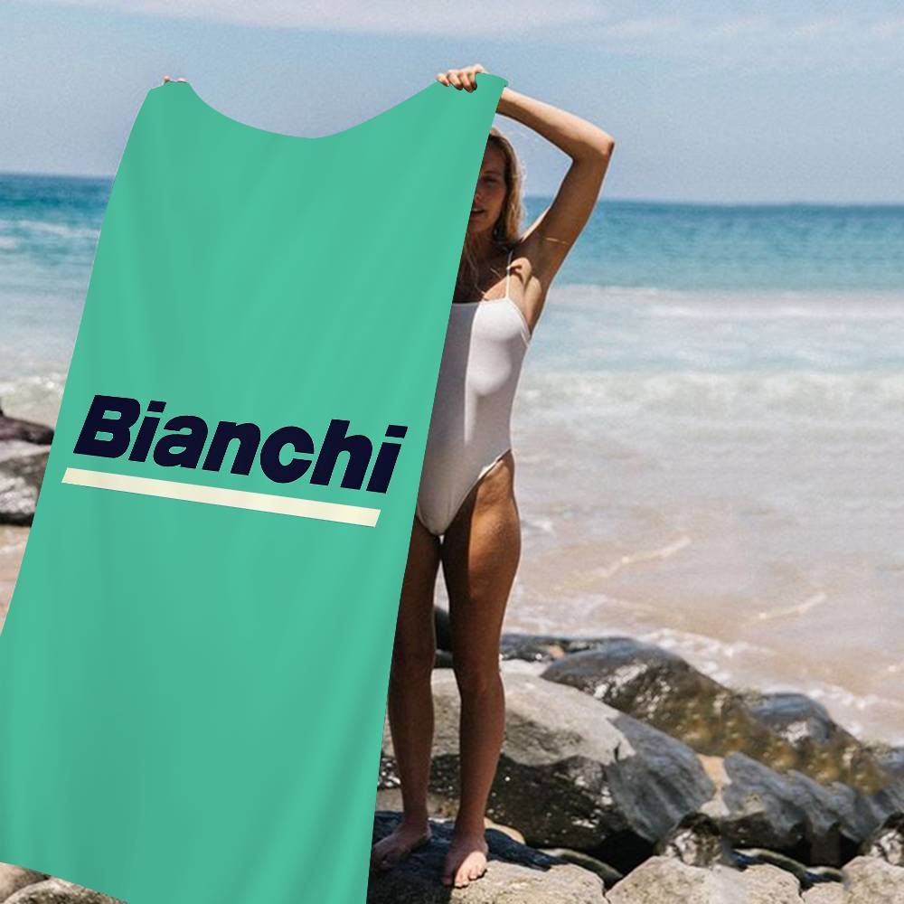 B-Bianchis Logo Microfiber Printed Beach Towel Mountain Climbing Yoga Beach Swimming Running Absorbent Soft Towel