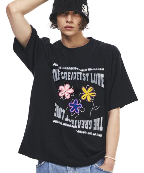 Greatest Flower Patch Tee Black Free
