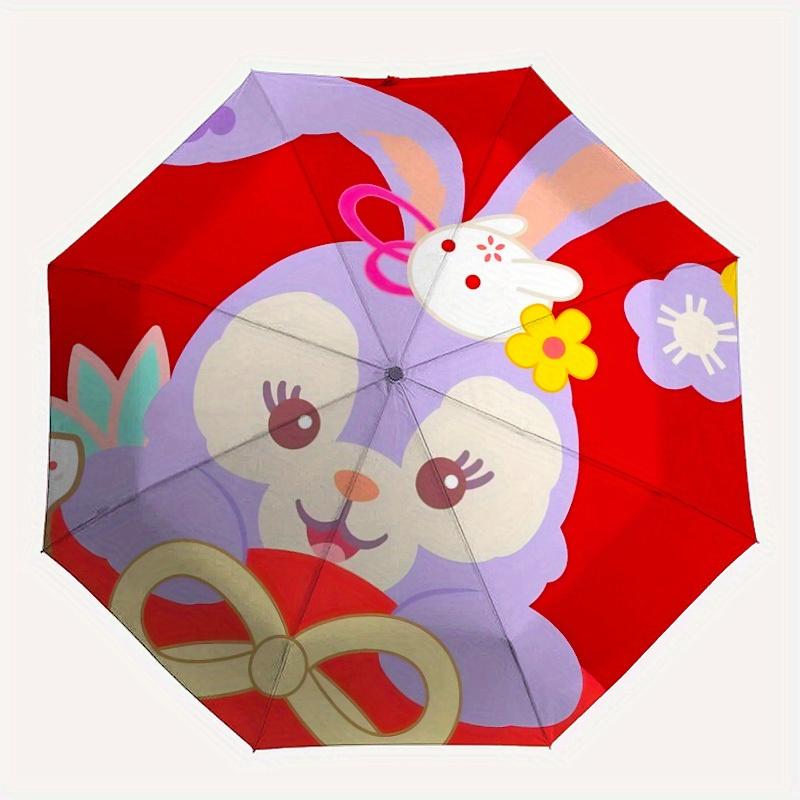 

1pc StellaLouDesign Automatic Open/close Folding Umbrella - Compact Travel Umbrella, Heavy-Duty 8-Rib Construction y250