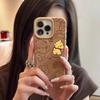 Apple 11promax Mobile Phone Case Autumn and Winter Cute Winnie the Pooh iPhone11 Flip Fur 11 Large Holes 11 Anti-drop 11