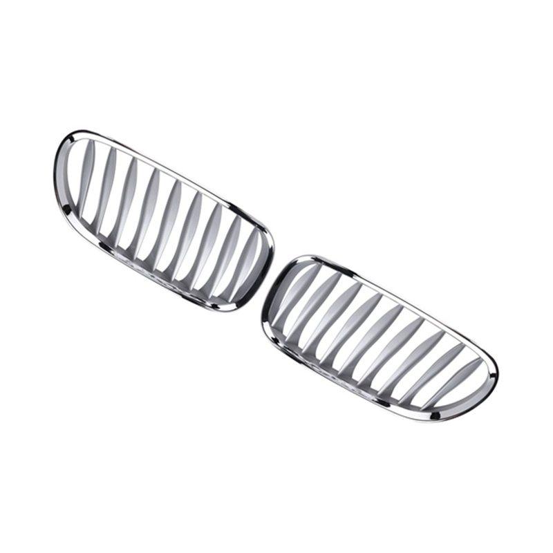 AB26 Front Fence Grill Grille ABS Chrome for-BMW Z4 E85 E86 2003-2009 51117117757 51117117758
